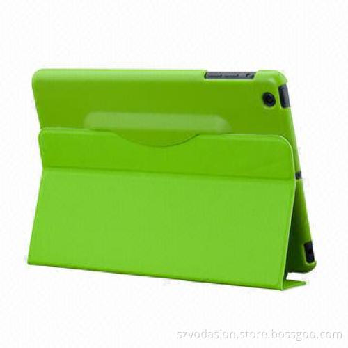 Smart Case for iPad Mini, Deboss by PU Leather/Microfiber, Inside Magnet Connection to Keep Sleep